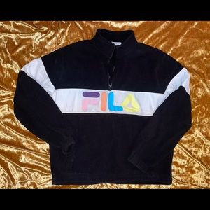 NEVER WORN Fila Cropped 1/4 Zip